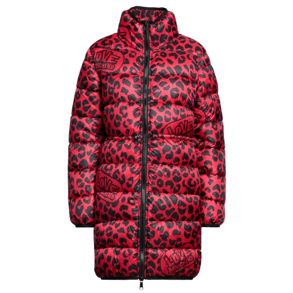 Love Moschino red jacket, closer product view
