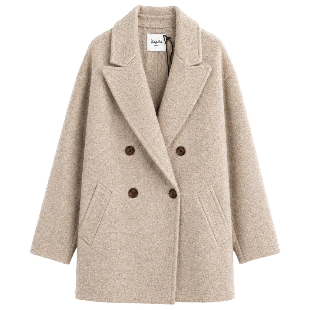 Bagutta Double-Breasted Wool Coat