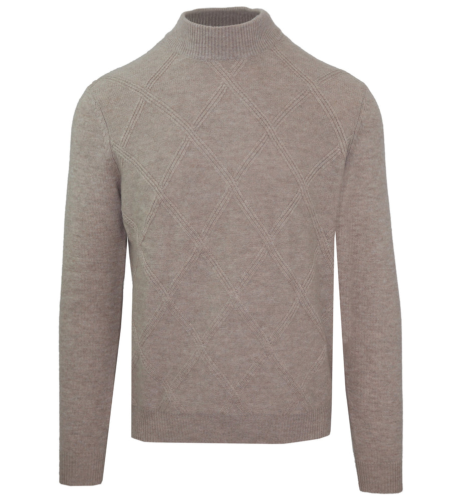 Malo Jumper Beige Wool Cashmere ium029fcb22_lupetto