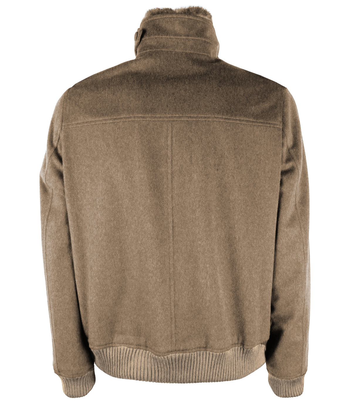 loro piana tessuto - BOMBER COAT HAZELNUT