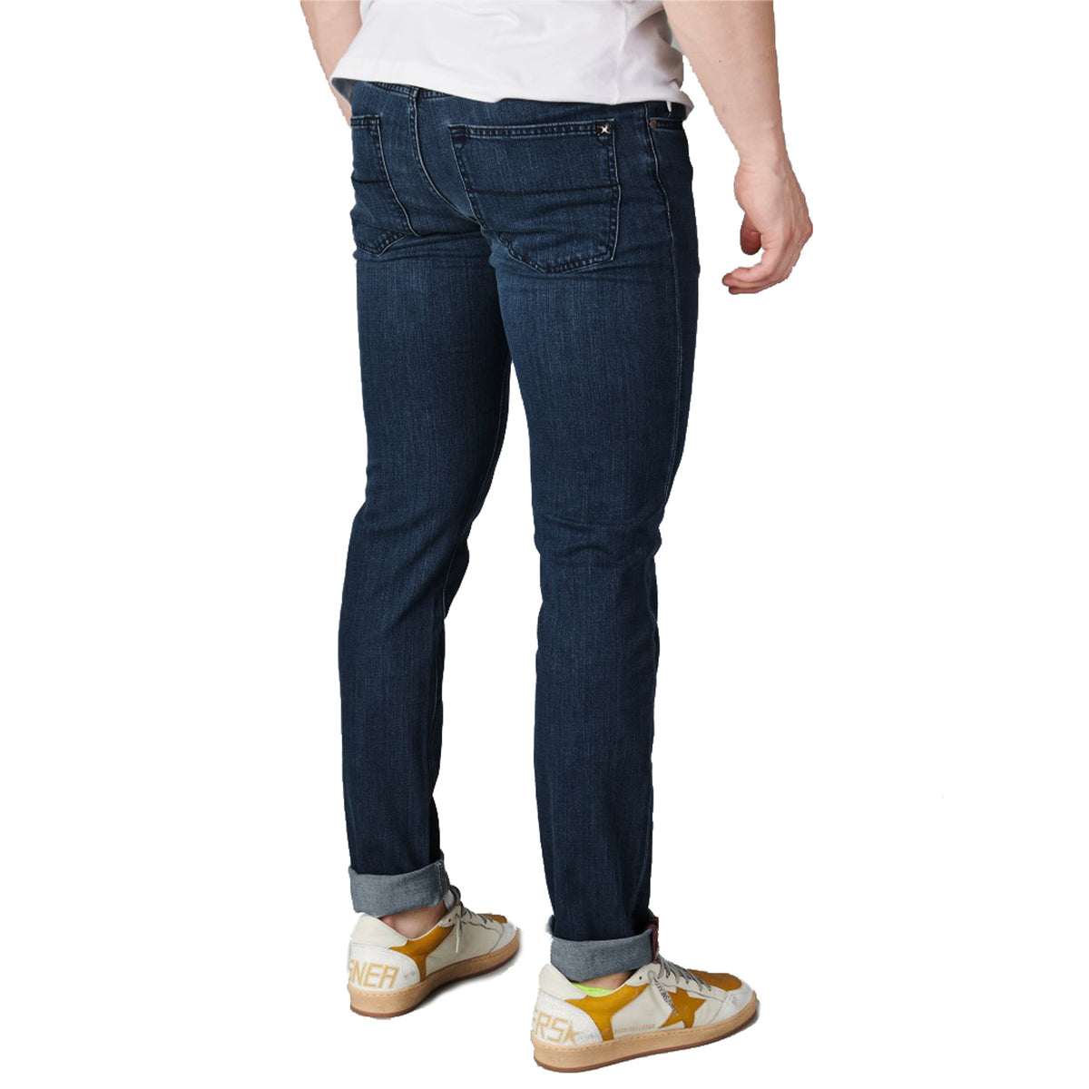 Tramarossa Jeans Blue Stretch Cotton Leonardo Buttons