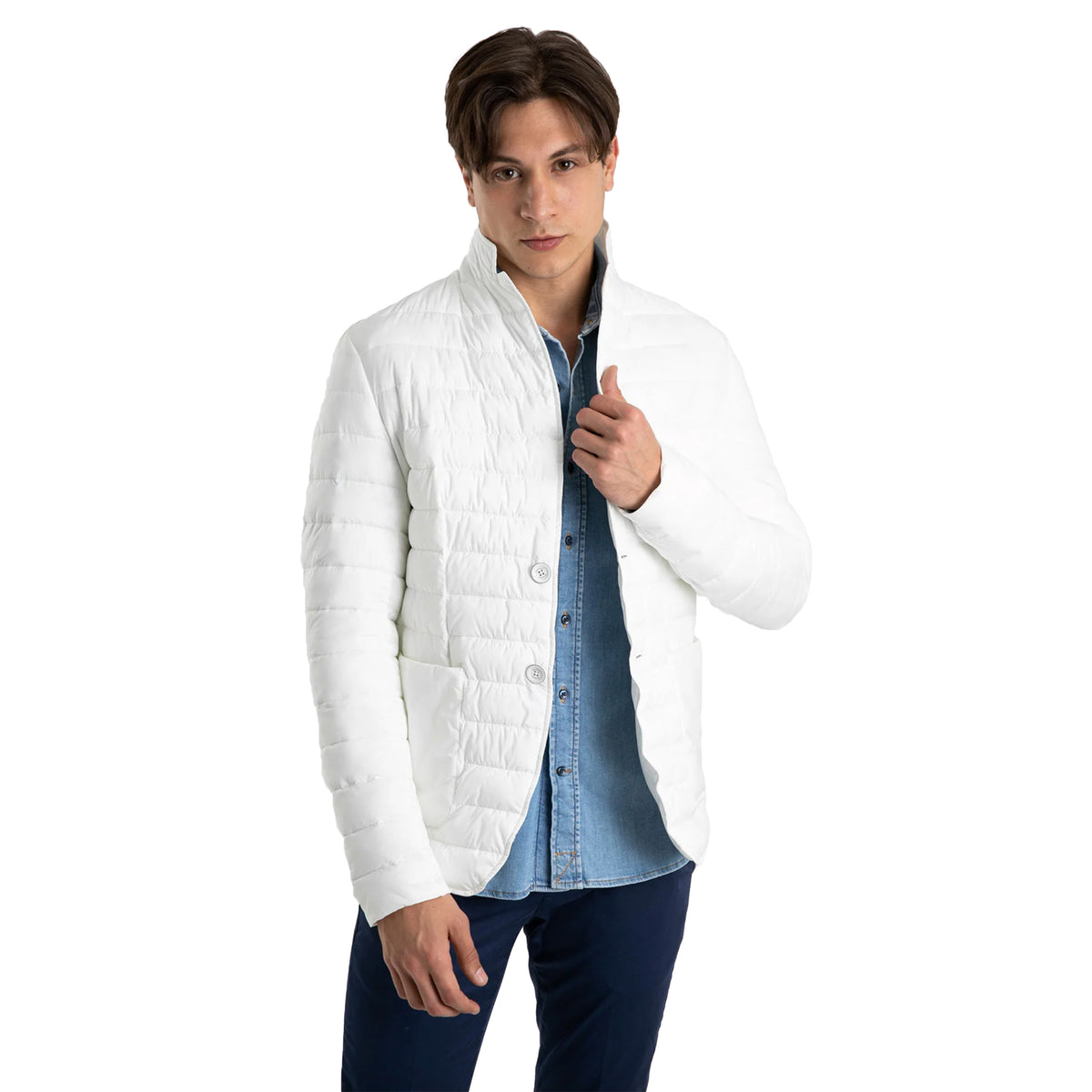 Herno Down Jacket White 100% Polyamide In-Tech