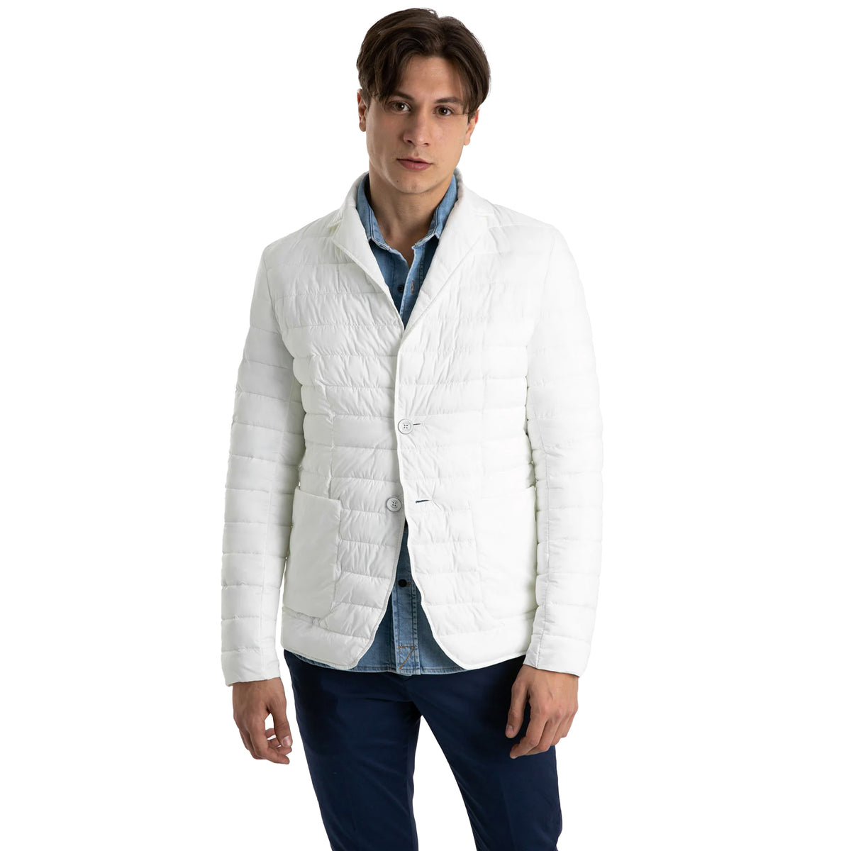 Herno Down Jacket White 100% Polyamide In-Tech
