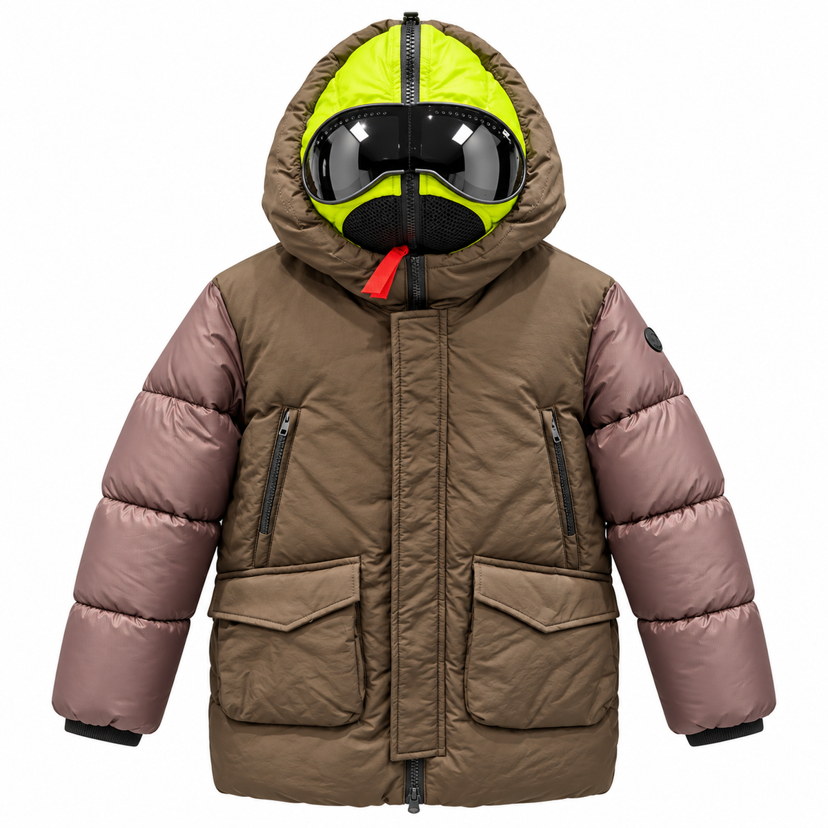 AI-Riders Jacket Brown 100% Nylon