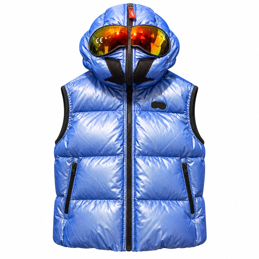 ai-riders - mesh bonded tricot blue steel