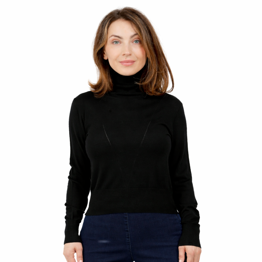 Alpha Studio black jumper, image 1 of 2
