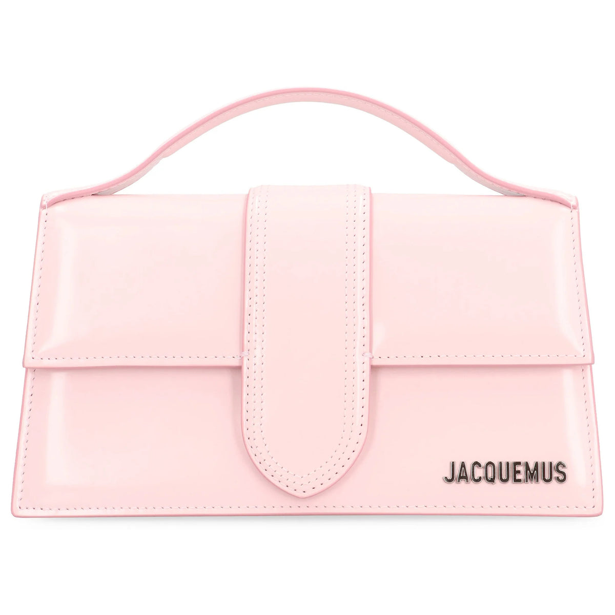 Jacquemus Shoulder Bag Pink Calf Leather Le Grand Bambino