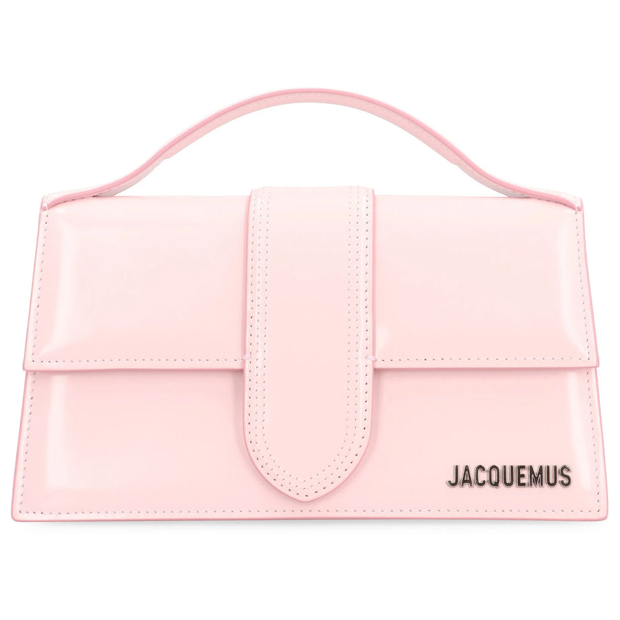 Jacquemus Shoulder Bag Pink Calf Leather Le Grand Bambino