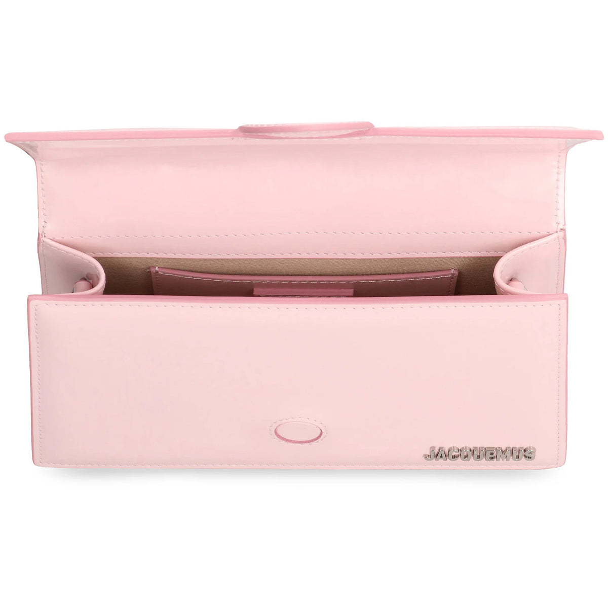 Jacquemus Shoulder Bag Pink Calf Leather Le Grand Bambino