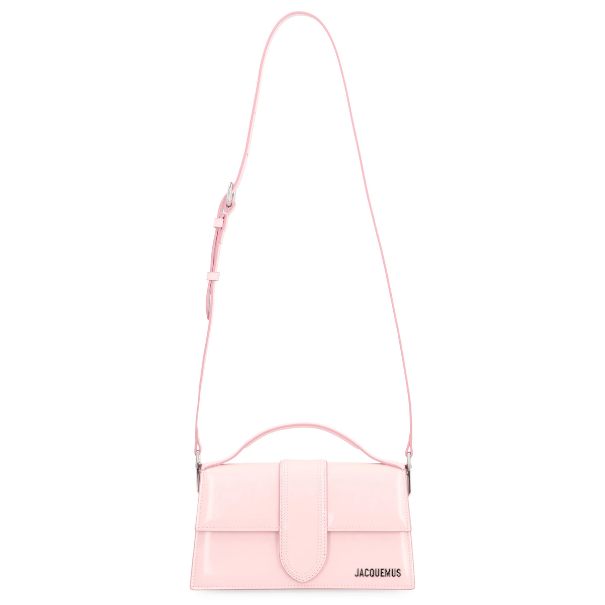 Jacquemus Shoulder Bag Pink Calf Leather Le Grand Bambino