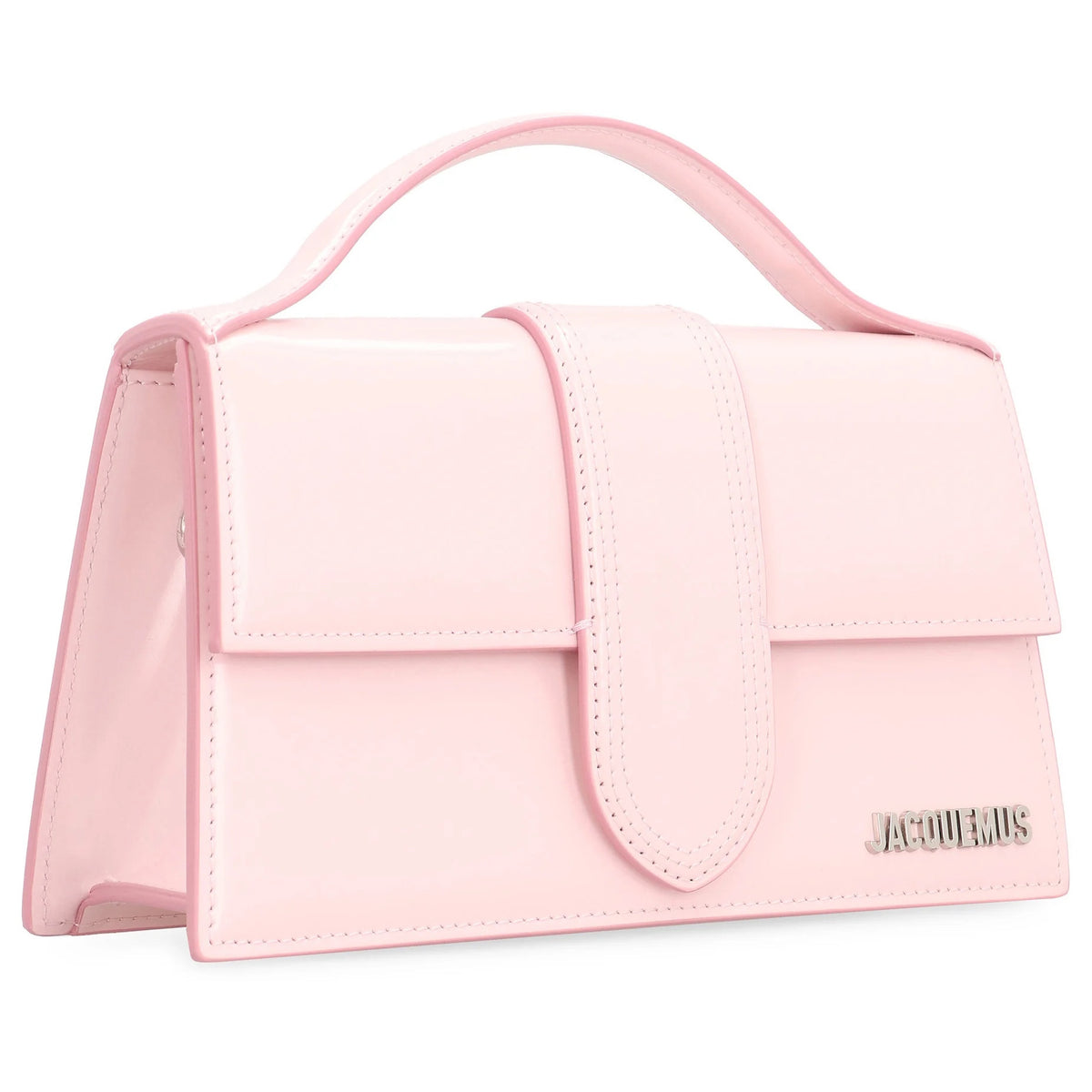Jacquemus Shoulder Bag Pink Calf Leather Le Grand Bambino