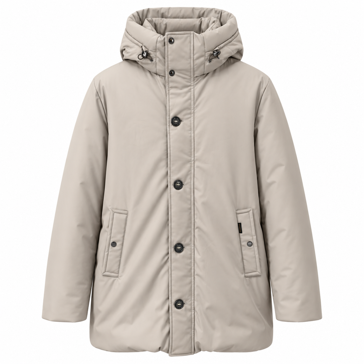Moorer Down Jacket Grey Polyester Polyamide