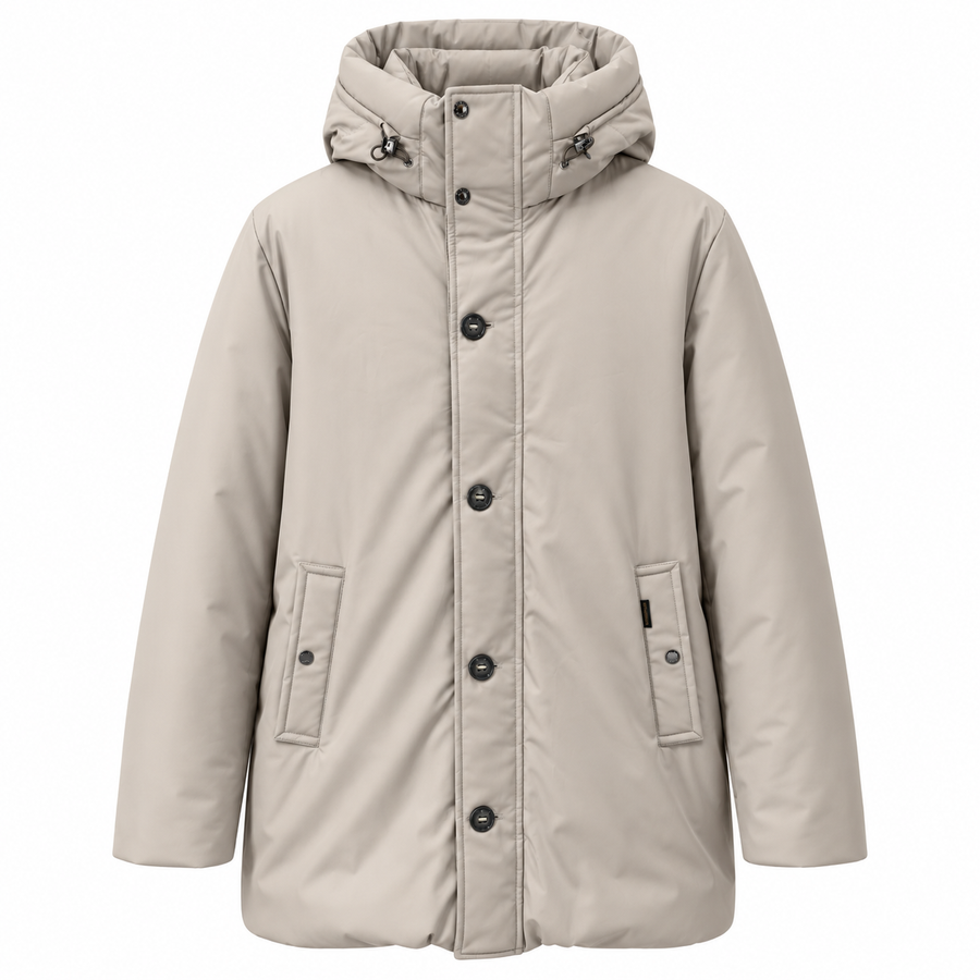 Moorer Down Jacket Grey Polyester Polyamide