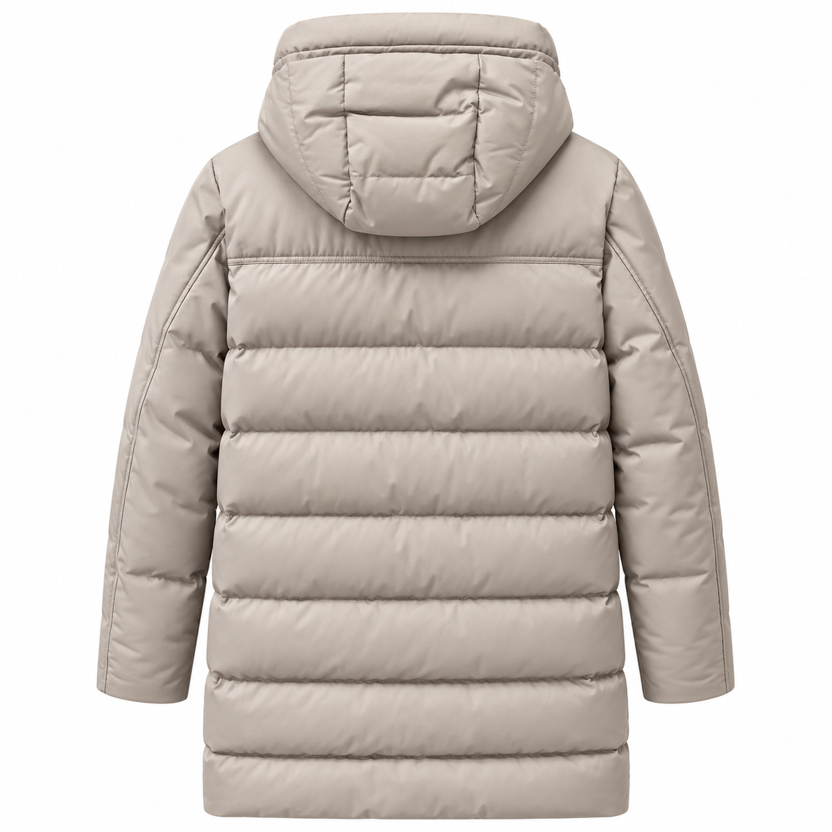 Moorer Down Jacket Grey Polyester Polyamide