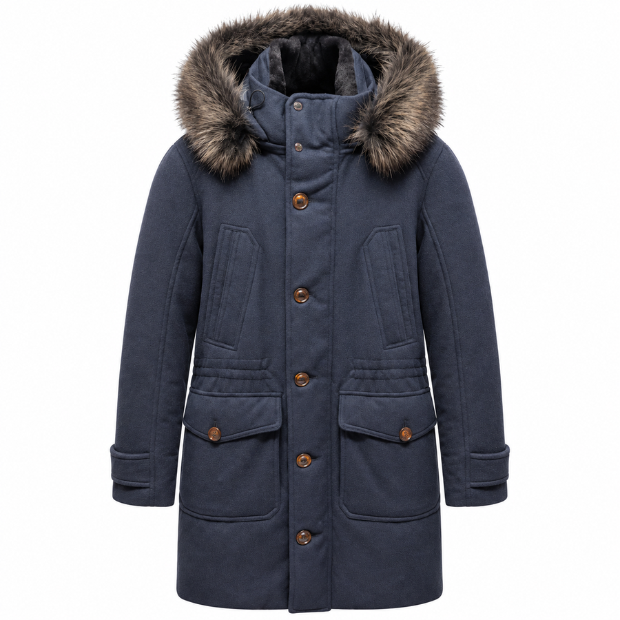 Moorer blue jacket, image 1 of 3