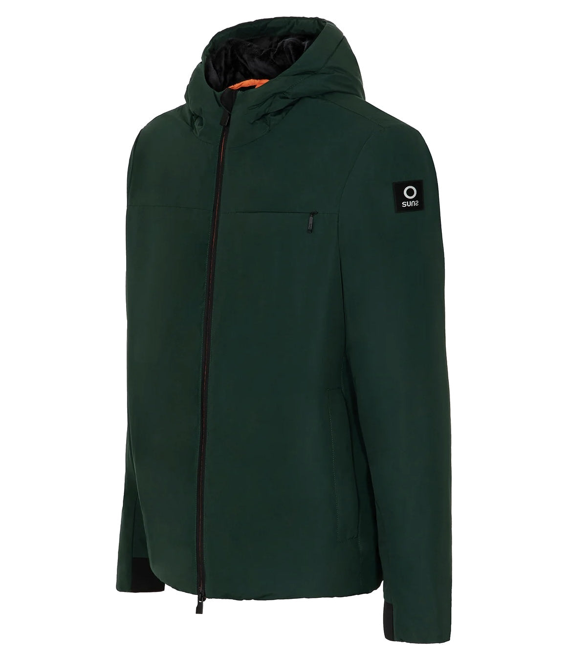 SUNS Jacket Green 100% Polyester Aurelio Velour