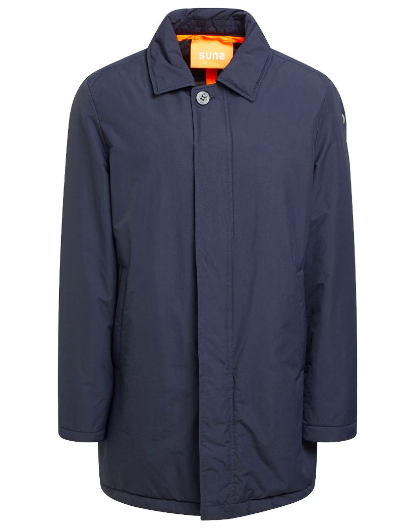 Suns Sala First Men’s Trench Coat in Blue