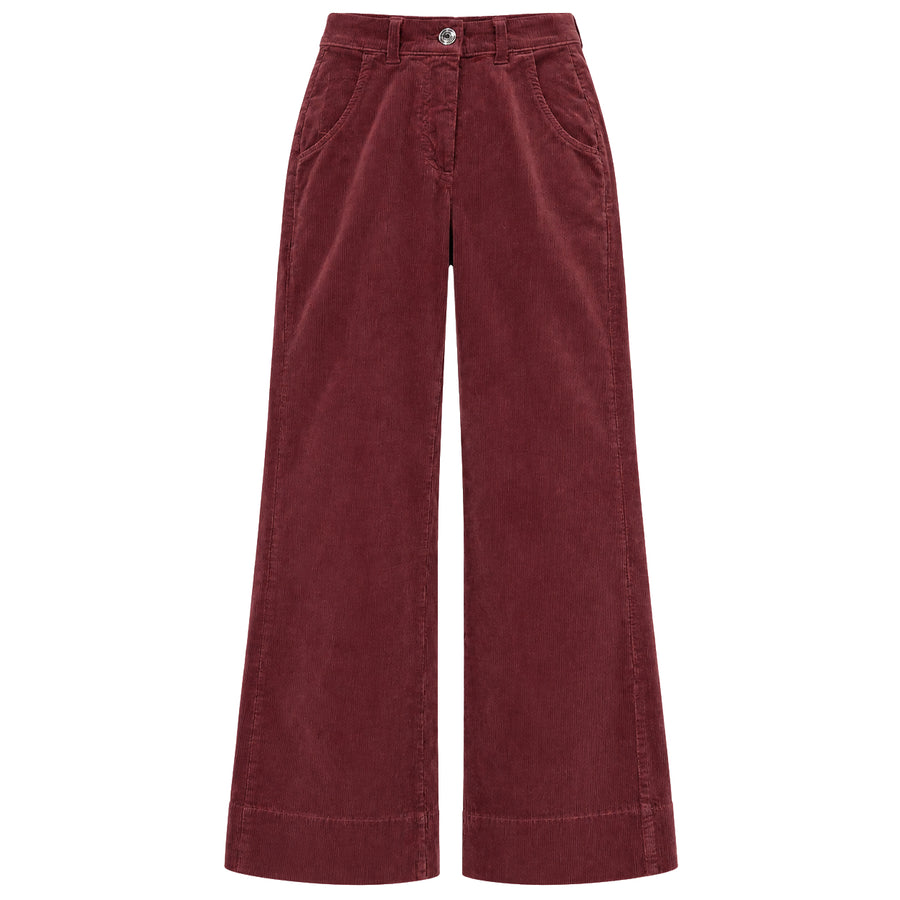 mirella matteini - pantaloni in velluto a coste