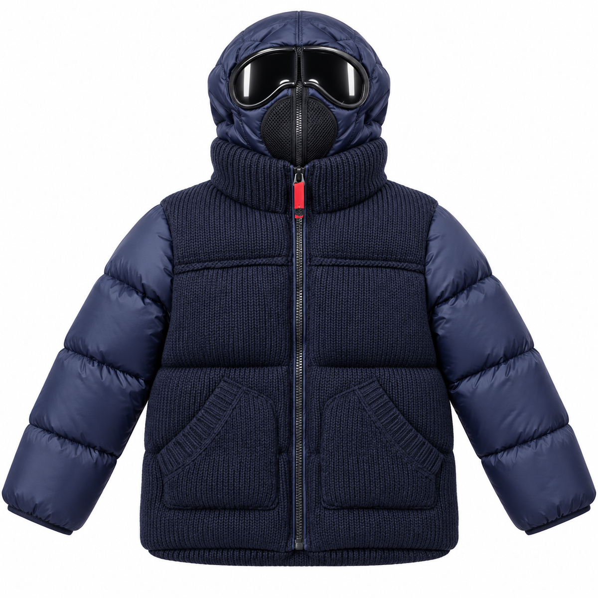 Ai-riders Jacket Blue 70% Acrylic 20% Wool 10% Alpaca