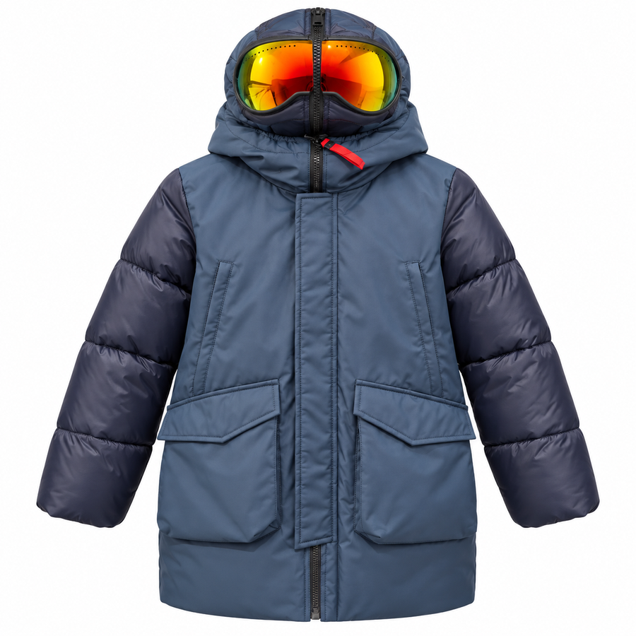 Ai-riders Jacket Blue 100% Polyester