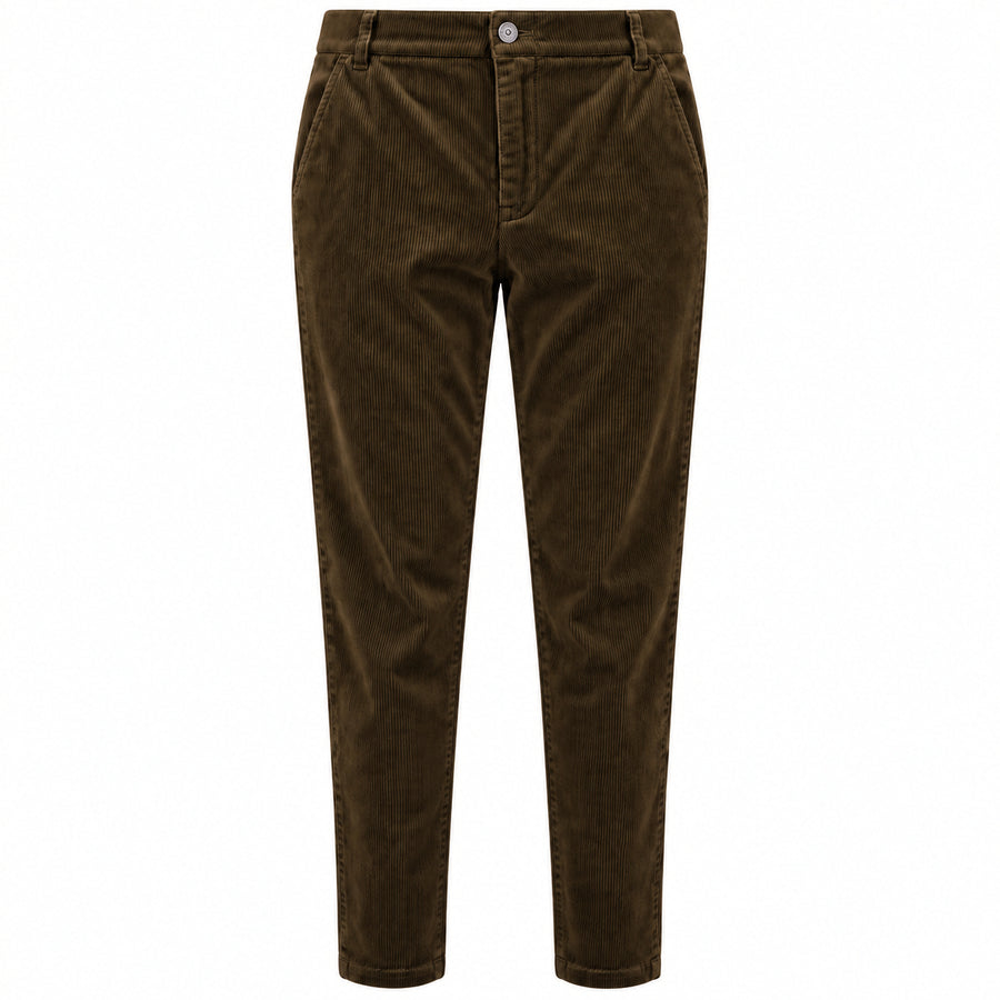 mirella matteini - pantaloni a coste con elastico