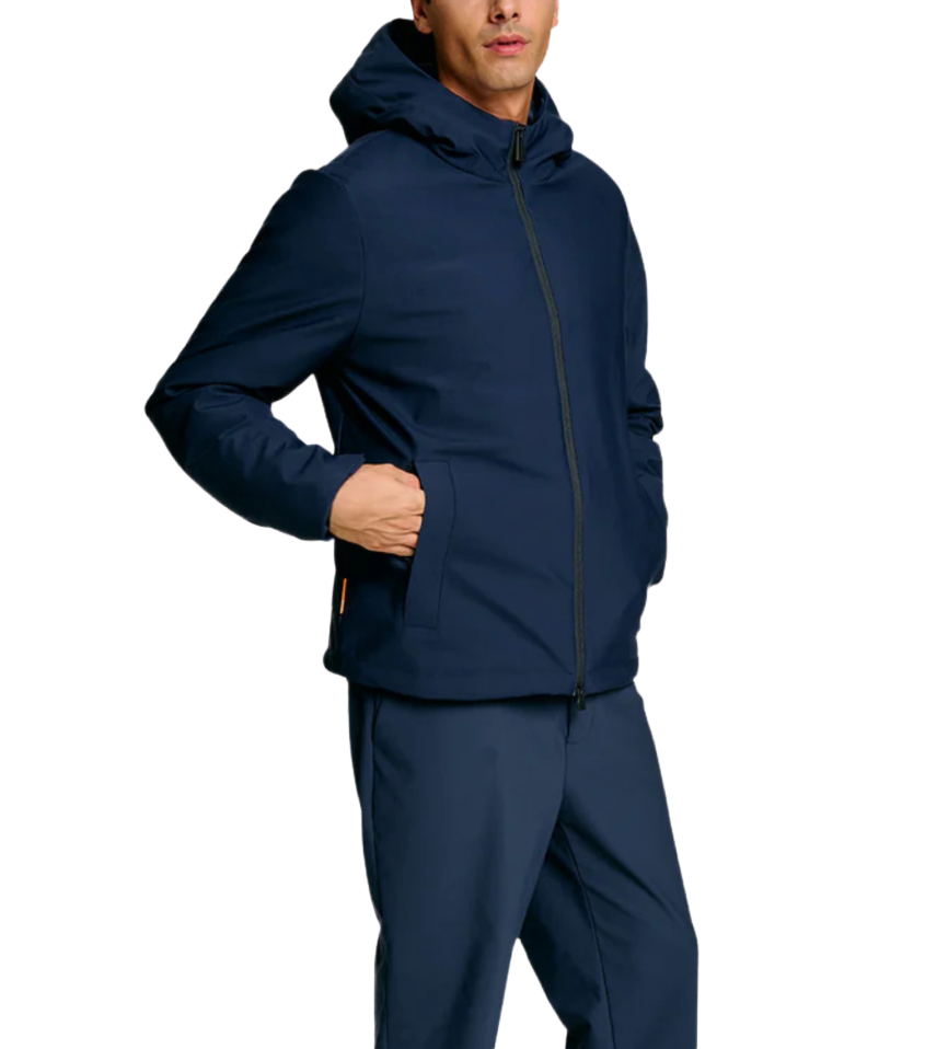 Suns Matt Shell Waterproof Jacket in Blue