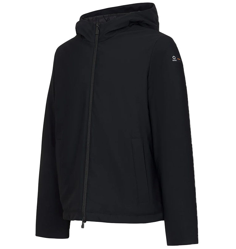 Suns Matt Shell Jacket – Black Waterproof Design