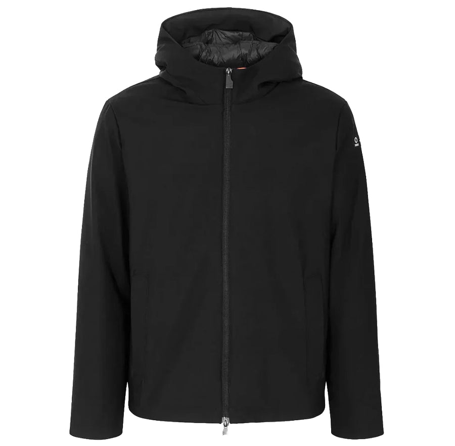 Suns Matt Shell Jacket – Black Waterproof Design