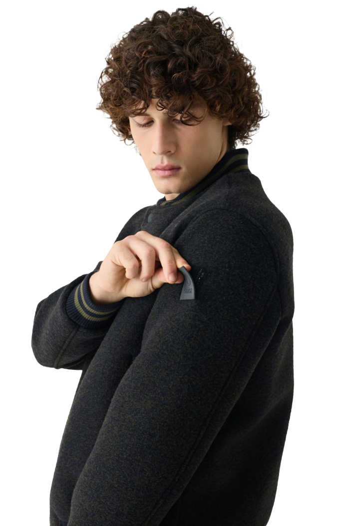 SUNS River Bomber Jacket Blue