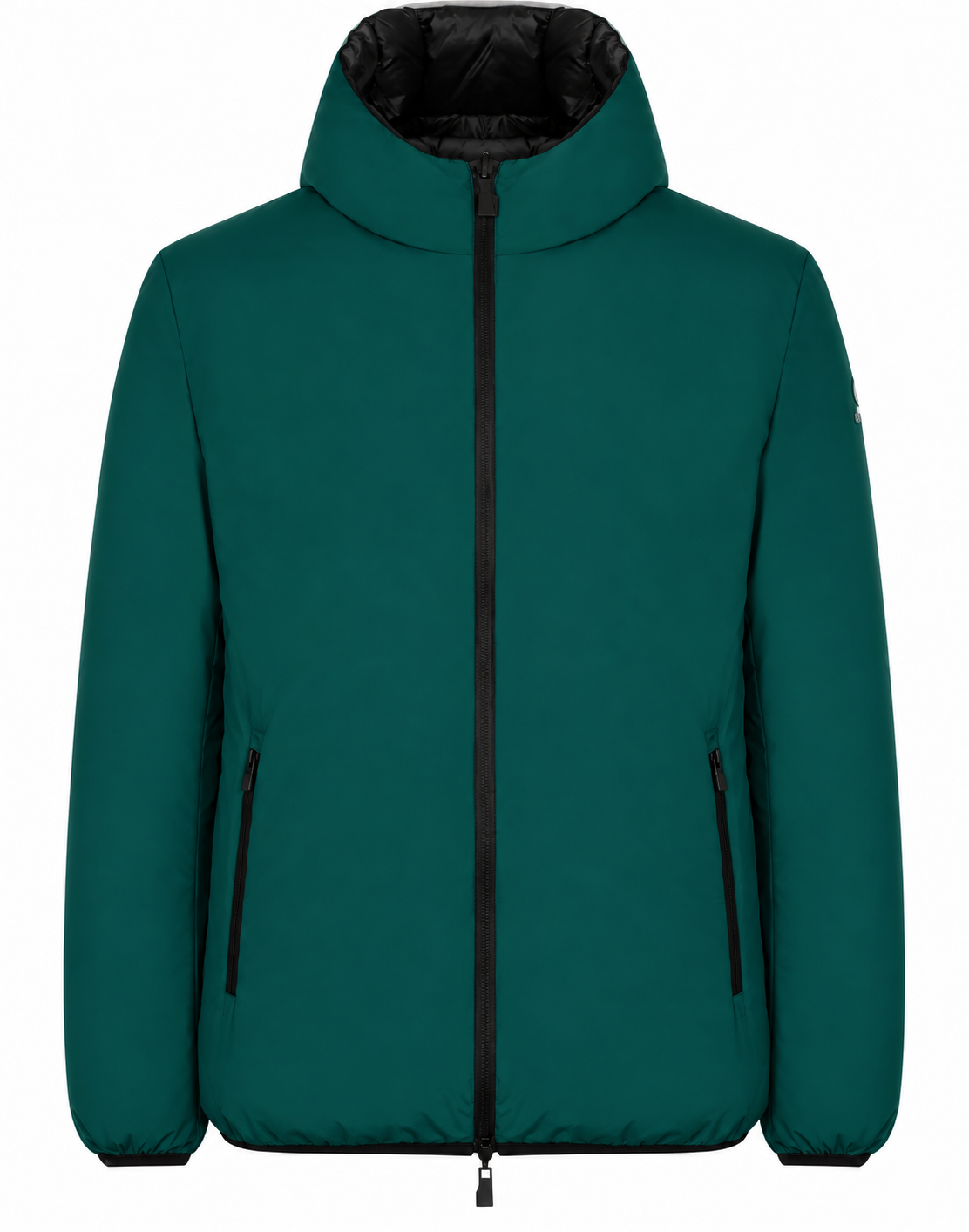 Suns – Flaminio reversible green jacket – front view