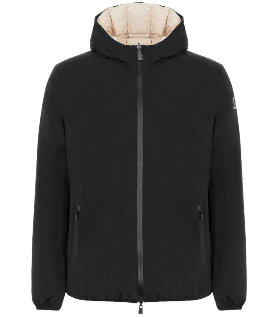 Suns Jacket Black 95% Polyester 5% Elastane Flaminio