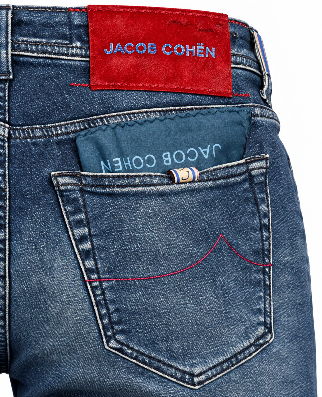 Jacob Cohen Jeans Blue Cotton Stretch Bard