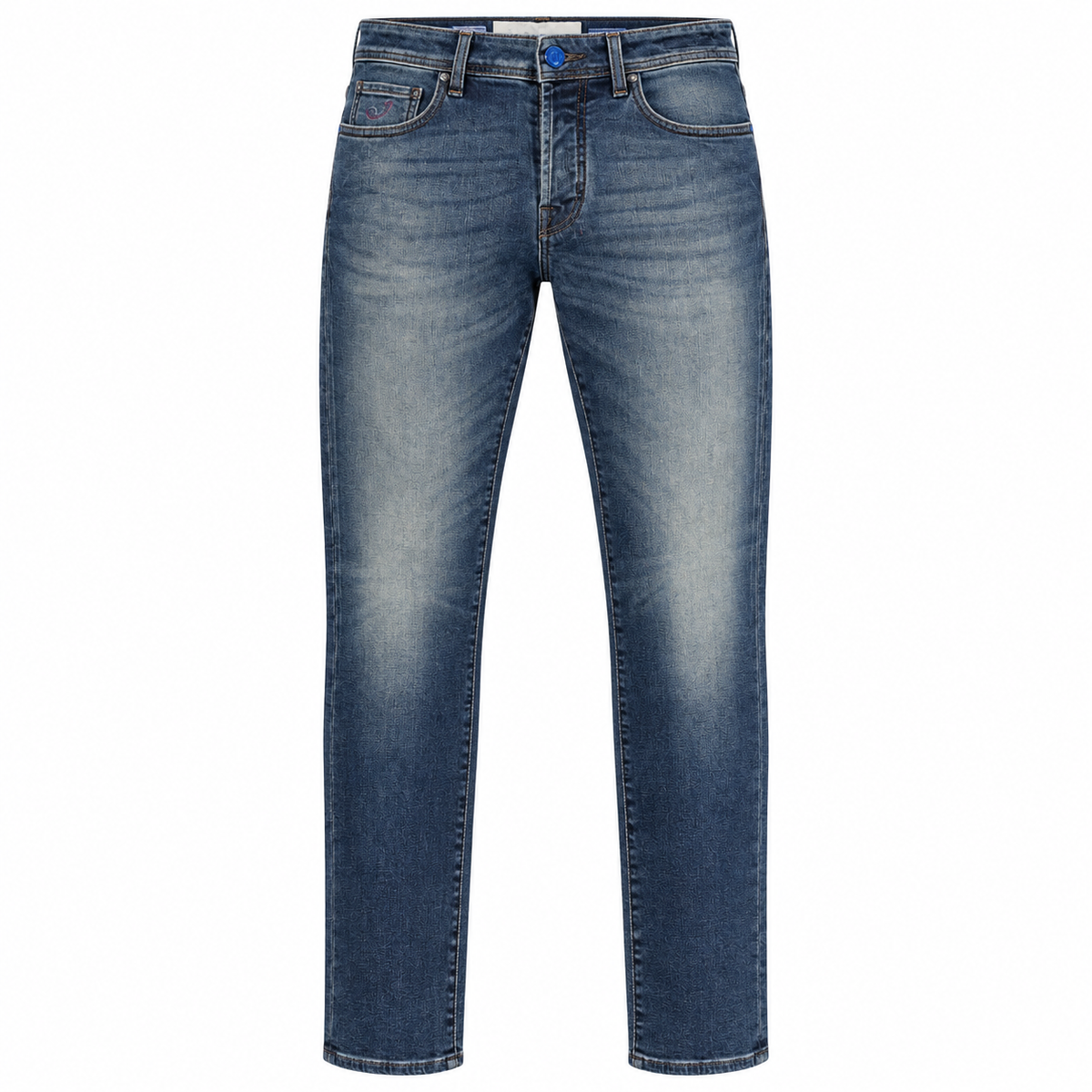 Jacob Cohen Jeans Blue Cotton Stretch Bard