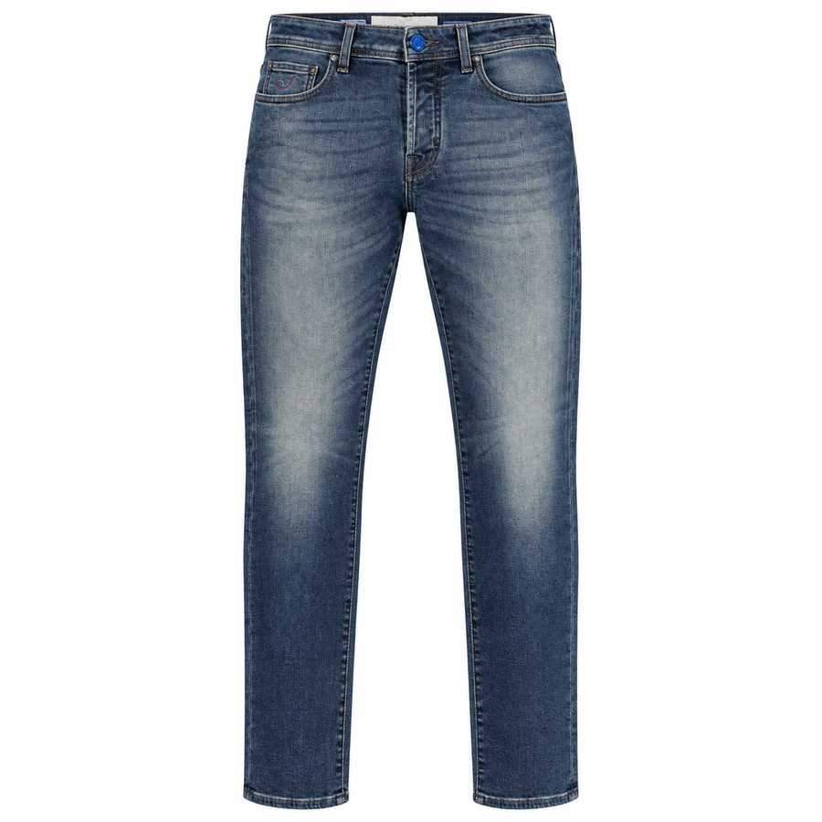 Jacob Cohen Jeans Blue Cotton Stretch Bard