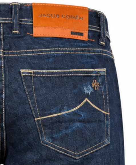 Jacob Cohen Jeans Blue 85% Cotton 15% Viscose Bard