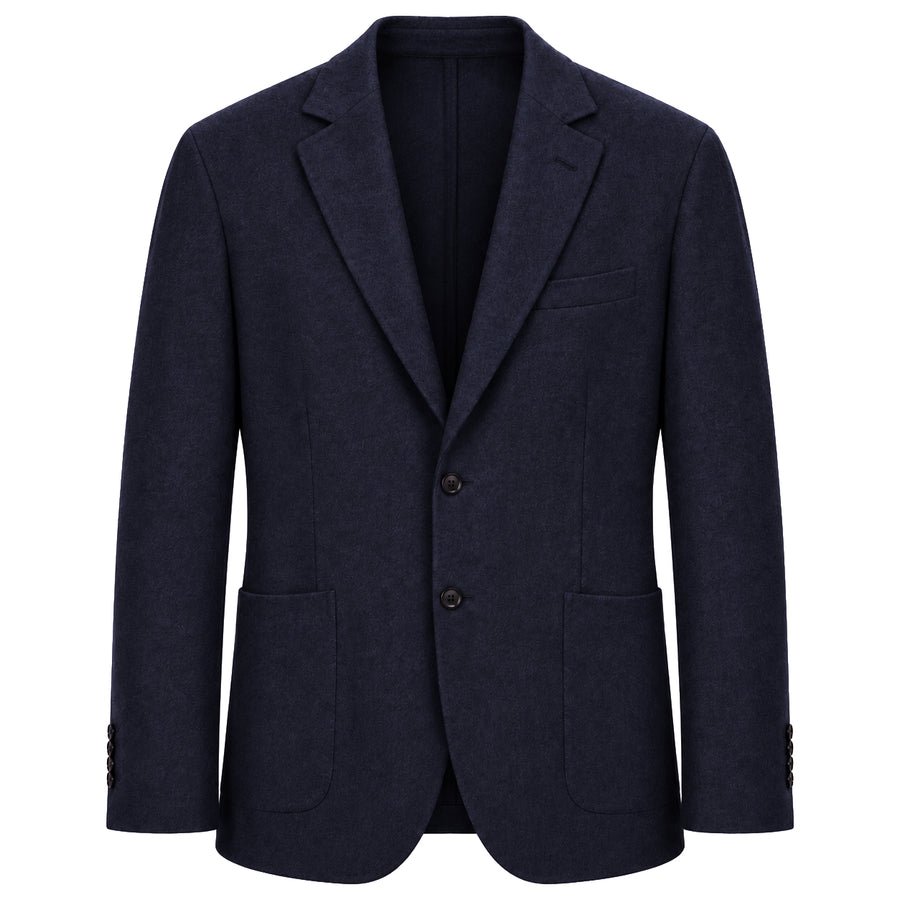 Loro Piana Jacket Blue Wool Cashmere