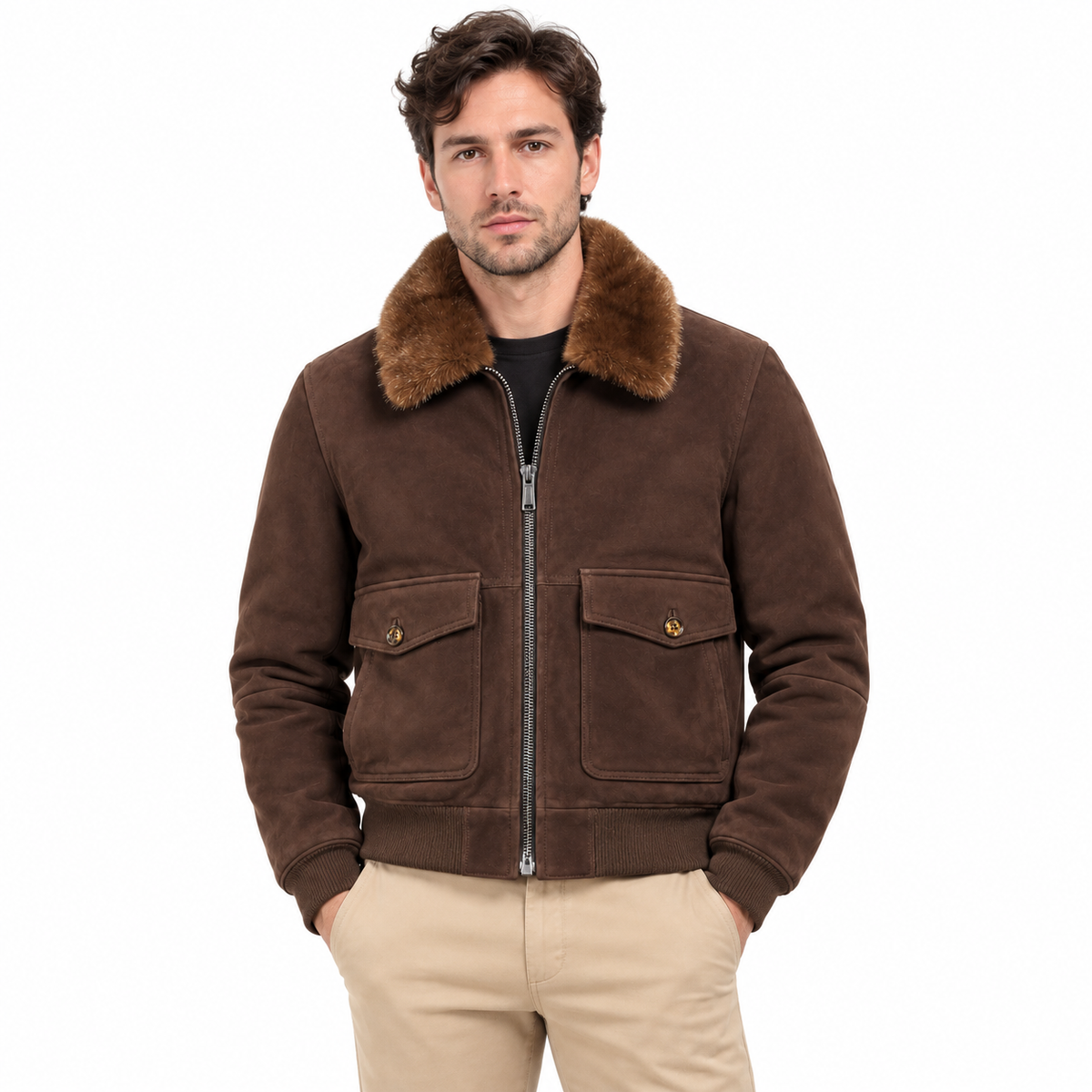 Moorer brown jacket, image 3 of 4