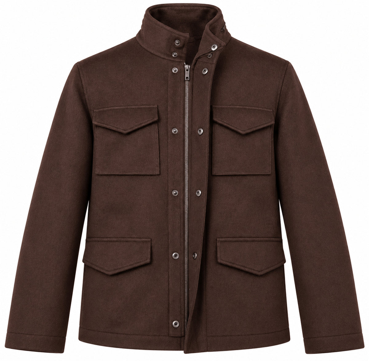 Loro Piana Tessuto brown wool coat, image 3 of 4