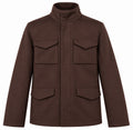 Cappotto capolavoro lana cioccolato