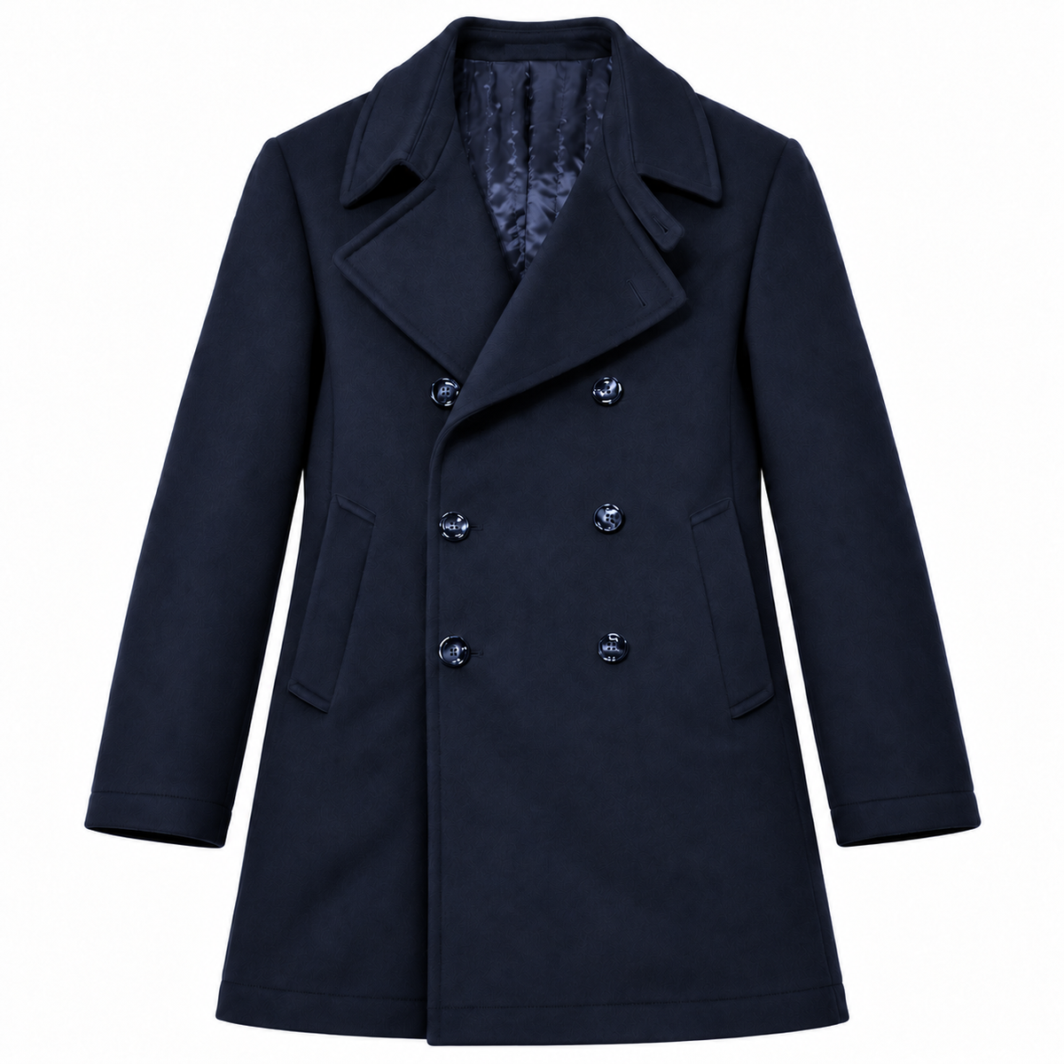 Loro Piana Tessuto blue coat