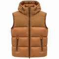Men’s Sleeveless Jacket Brown