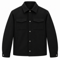 Giacca camicia in lana