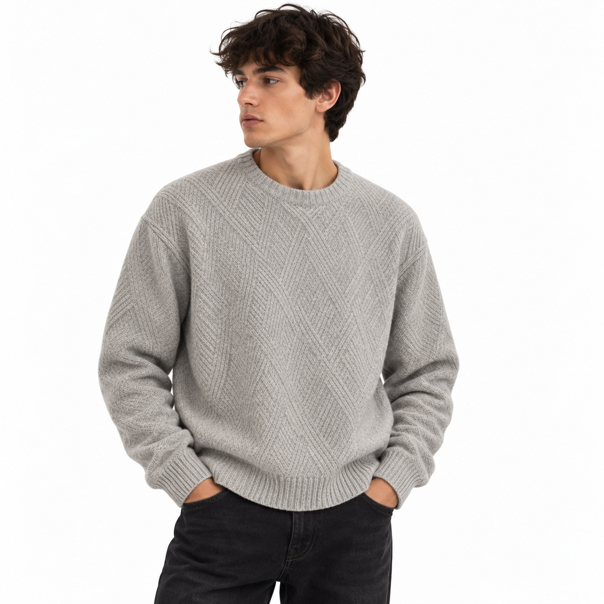 Herno grey cashmere jumper, image 3 of 3