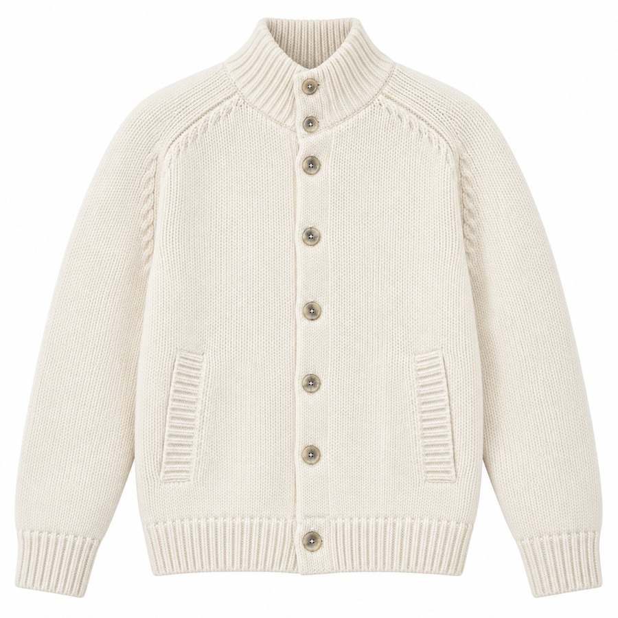 Herno white wool jumper