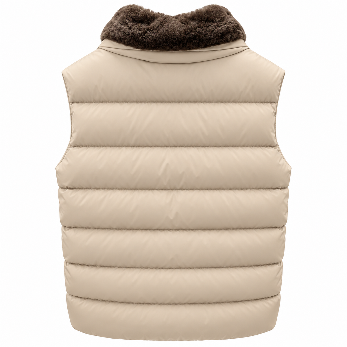 herno - Smanicato con pelliccia
