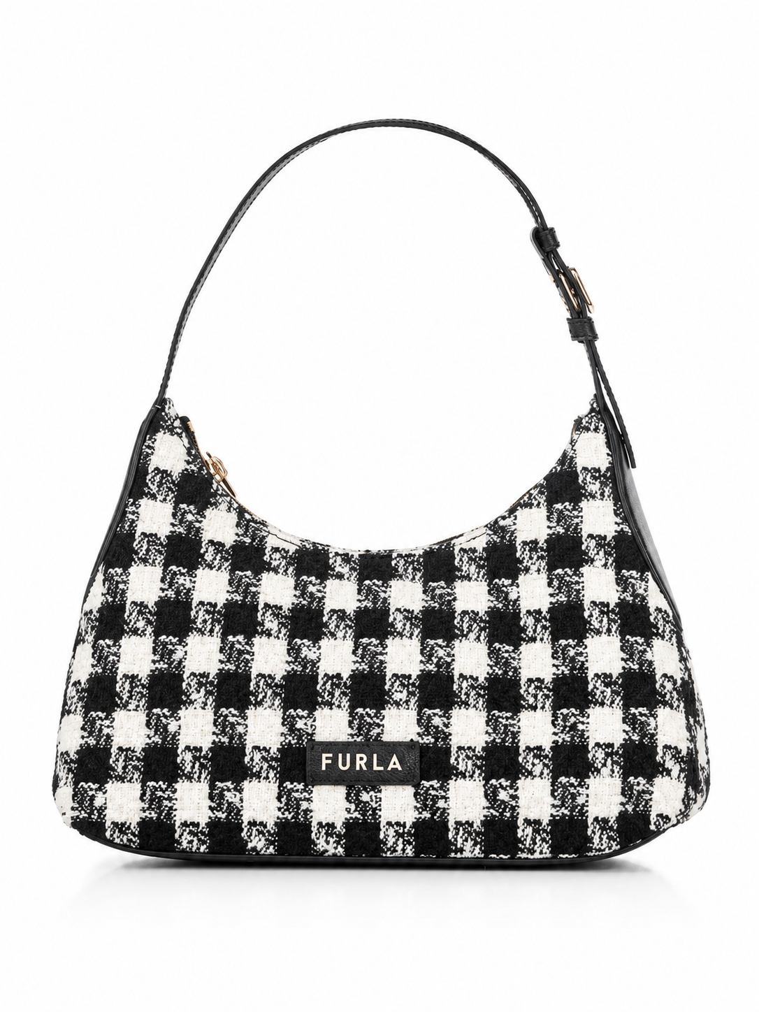 Furla Bag Black Tweed Danae