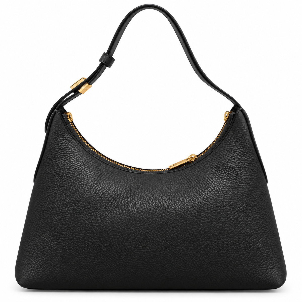 Furla Shoulder Bag Black Leather Danae